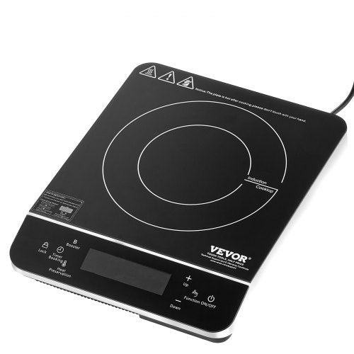 Portable Induction Cooktop 1500W Electric Induction Burner with 9
