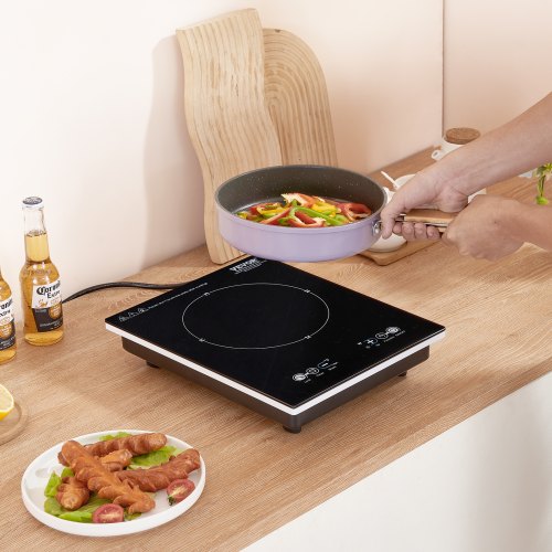 Portable Induction Cooktop 1800W Electric Induction Burner with 9