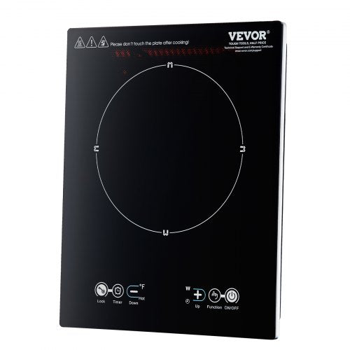 Portable Induction Cooktop 1800W Electric Induction Burner with 9