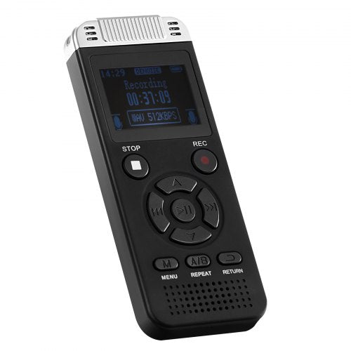 Digital Voice Recorder 128GB Voice Activated Recorder with Playback Audio