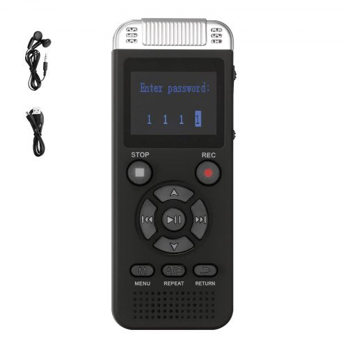 Digital Voice Recorder 128GB Voice Activated Recorder with Playback Audio