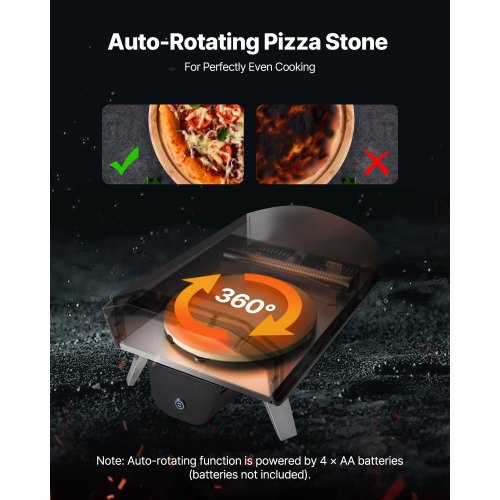 Dual Fuel Pizza Oven Outdoor 12 in Wood Fire Propane Gas Pizza Oven