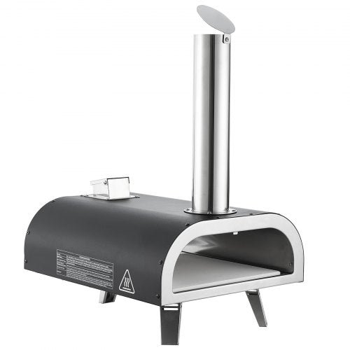 Dual Fuel Pizza Oven Outdoor 12 in Wood Fire Propane Gas Pizza Oven