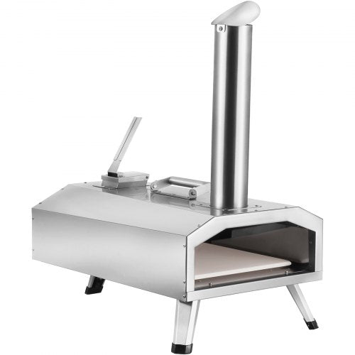 12" Outdoor Pizza Oven Portable Pellet Gas Pizza Oven Foldable for Camping