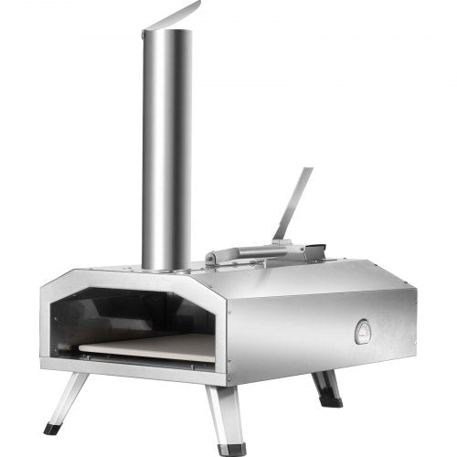12" Outdoor Pizza Oven Portable Pellet Gas Pizza Oven Foldable for Camping
