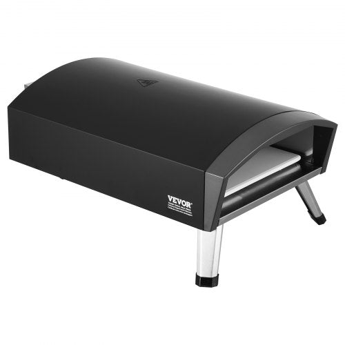 12" Outdoor Pizza Oven Portable Gas Oven Iron Spray Foldable for Camping