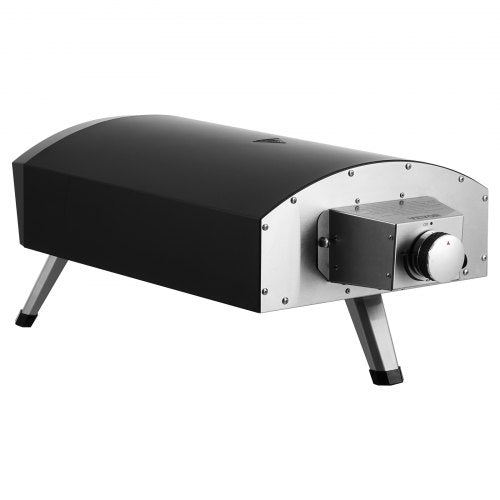 12" Outdoor Pizza Oven Portable Gas Oven Iron Spray Foldable for Camping