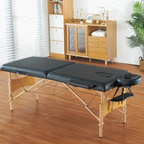 Portable Massage Table 28 W 2 Folding Lightweight Massage Table 8Level