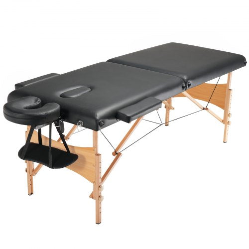 Portable Massage Table 28 W 2 Folding Lightweight Massage Table 8Level