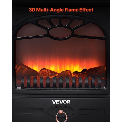 22.8inch Freestanding Fireplaces 1500W 5120BTU Portable Electric Fireplace