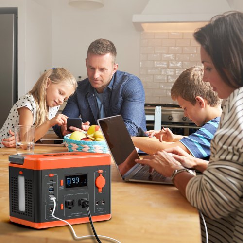 Portable Power Station 296Wh Backup Lithiumion Battery Solar Powered