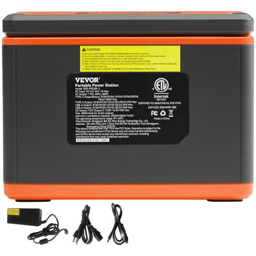 Portable Power Station 296Wh Backup Lithiumion Battery Solar Powered