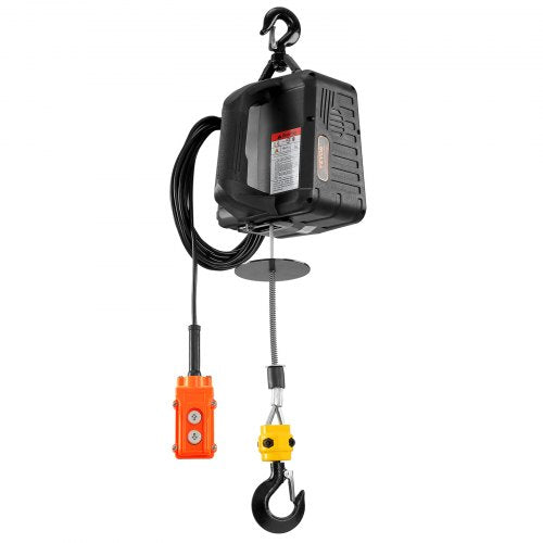3in1 Electric Hoist Winch 1100lbs 1500W Portable Power Winch Crane