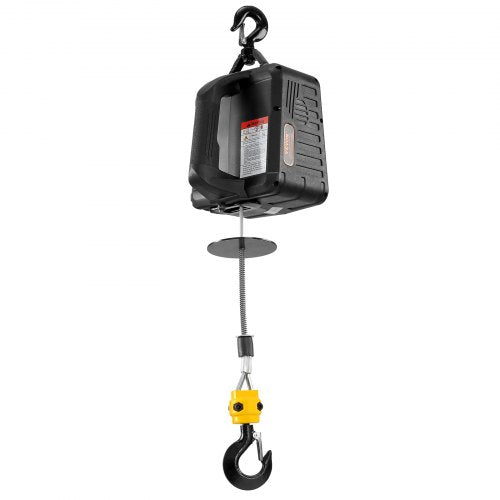 1100 lbs Electric Hoist Winch 2in1 1500W Portable Power Winch Crane 23