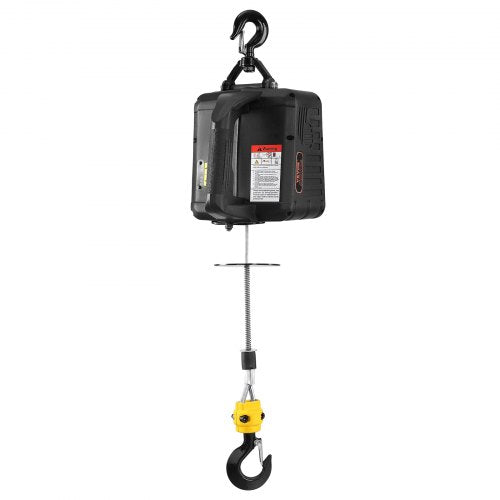 1100 lbs Electric Hoist Winch 2in1 1500W Portable Power Winch Crane 23
