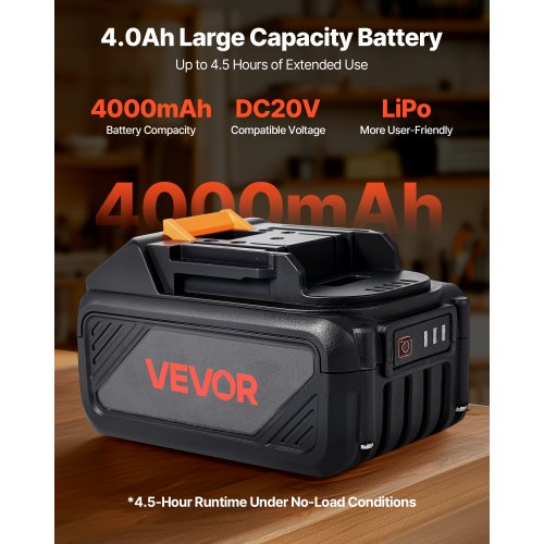 20V MAX Portable Battery and Charger Combo AC 110V 40 Ah LithiumIon