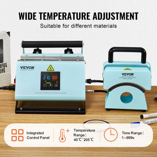 2 in 1 Tumbler and Hat Heat Press Machine Mini Hat Heat Press for Caps and Hat