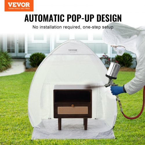 Spray Paint Shelter 40 x 35 x 40 in PopUp Portable Spray Paint Tent