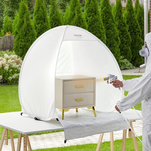 Spray Paint Shelter 40 x 35 x 40 in PopUp Portable Spray Paint Tent
