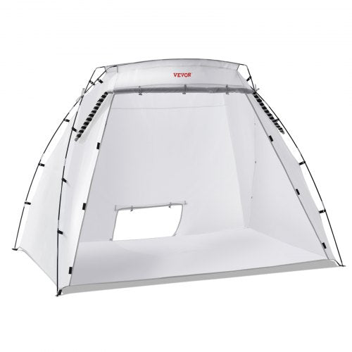 Portable Paint Booth Larger Spray Paint Tent with Builtin Floor Mesh