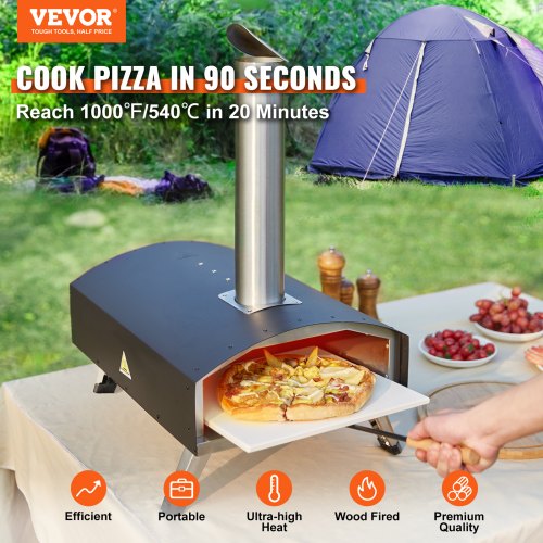 Outdoor Oven 12inch Pellet and Charcoal Fired Maker Portable Outside