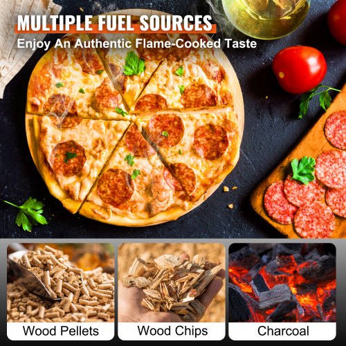 Outdoor Oven 12inch Pellet and Charcoal Fired Maker Portable Outside