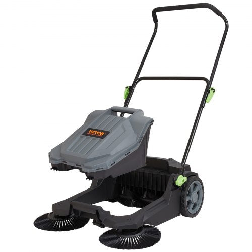 Walkbehind Hand Push Floor Sweeper 256 Sweeping Width Floor Sweeper