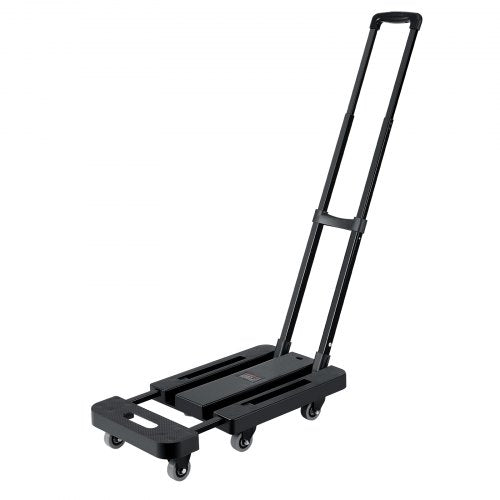 Folding Hand Truck 500 lbs Load Capacity Collapsible Luggage Cart with 6