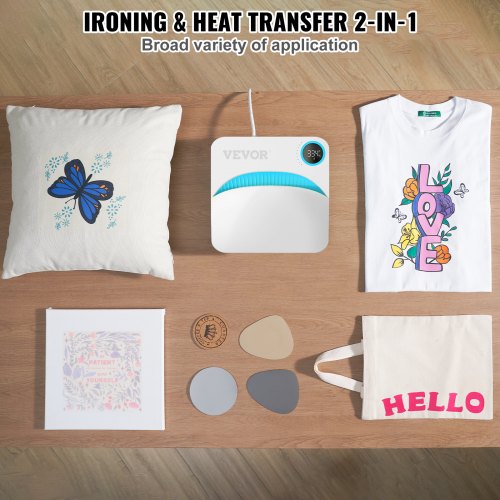 Heat Press Machine9x9inches Portable Shirt Printing Multifunctional