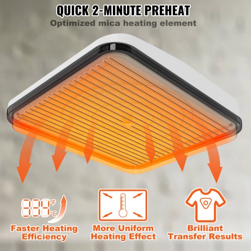 Heat Press Machine9x9inches Portable Shirt Printing Multifunctional
