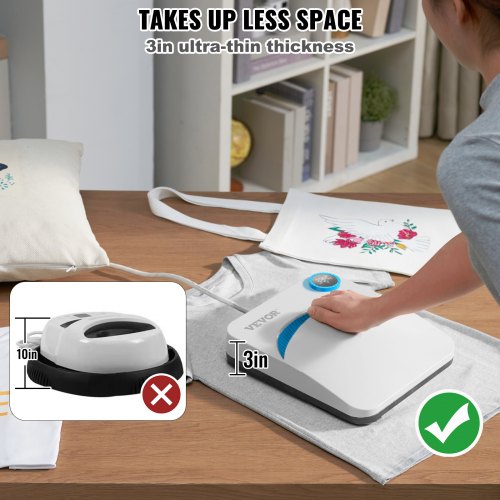 Heat Press Machine9x9inches Portable Shirt Printing Multifunctional