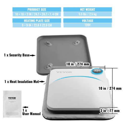Heat Press Machine9x9inches Portable Shirt Printing Multifunctional