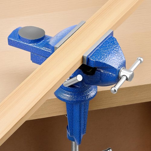 Bench Vise 3 Inch Portable Workbench Vice With 360 Swivel Base Quick Release