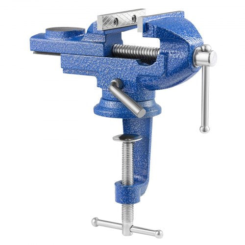 Bench Vise 3 Inch Portable Workbench Vice With 360 Swivel Base Quick Release