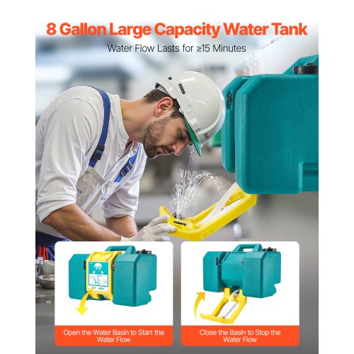 Portable Eye Wash Station 8 Gal OSHAApproved Eyewash Station