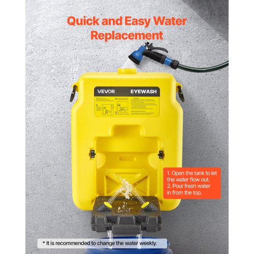 Portable Eye Wash Station 14 Gal OSHAApproved Eyewash Station