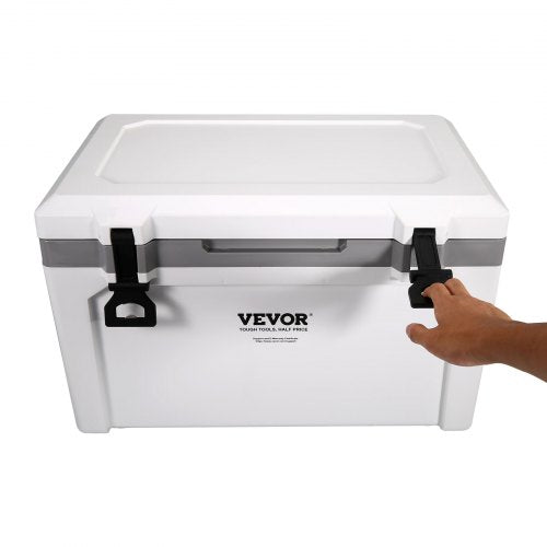 Insulated Portable Cooler 52 qt Holds 50 Cans Ice Retention Hard Cooler