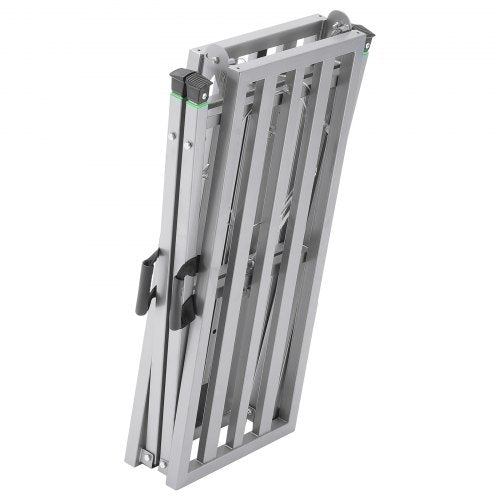Work Platform 4 Gear Adjustable Height Folding Alloy Steel Step Ladder