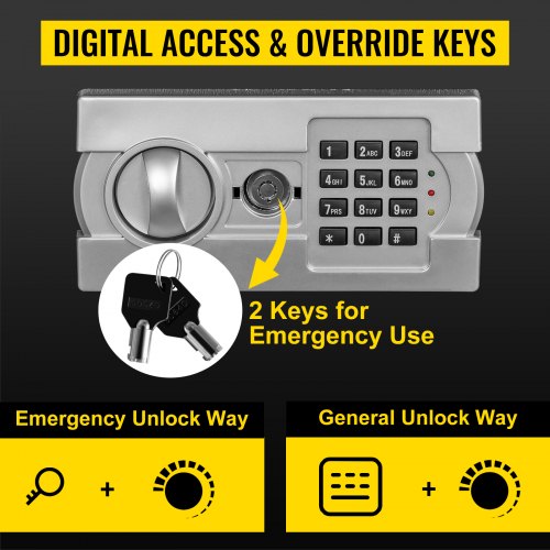 Digital Depository Safe 17 Cubic Feet Made of Carbon Steel Electronic Code