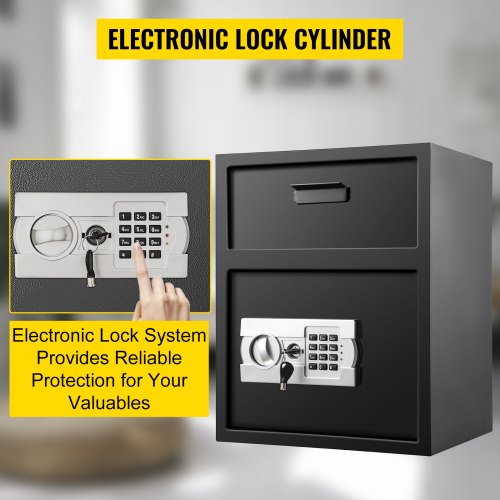 Digital Depository Safe 17 Cubic Feet Made of Carbon Steel Electronic Code
