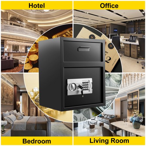Digital Depository Safe 17 Cubic Feet Made of Carbon Steel Electronic Code