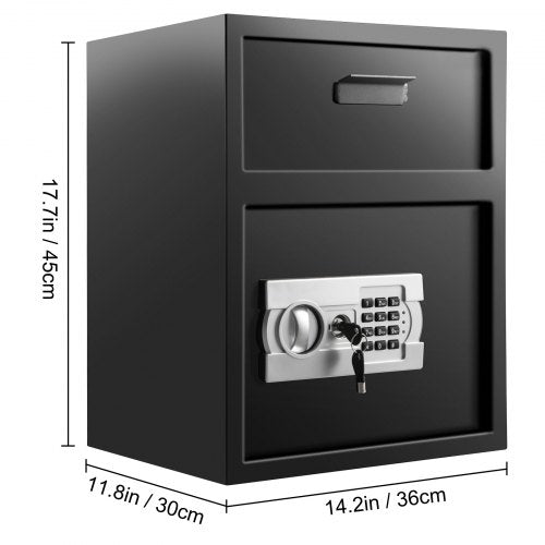 Digital Depository Safe 17 Cubic Feet Made of Carbon Steel Electronic Code