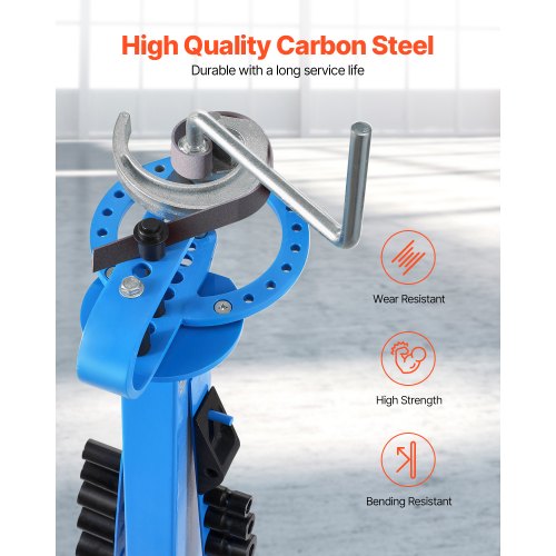Manual Bending Machine Pipe Tube Bender with 14 Bending Dies 200°