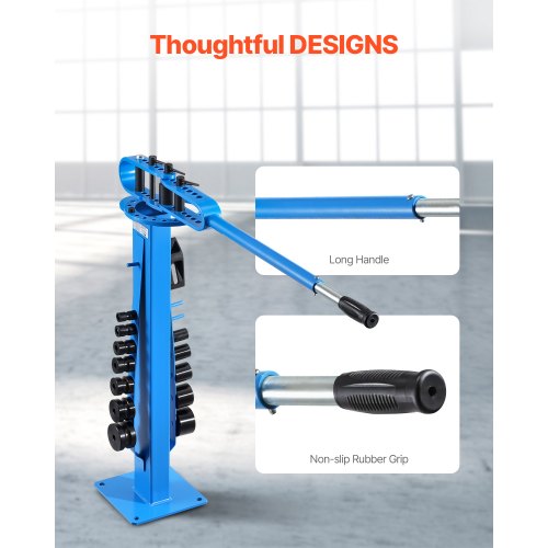 Manual Bending Machine Pipe Tube Bender with 14 Bending Dies 200°