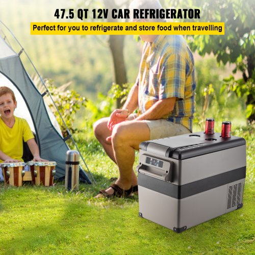 12 Volt Refrigerator 48 Quart 45L Fast Cooling Portable Freezer with App