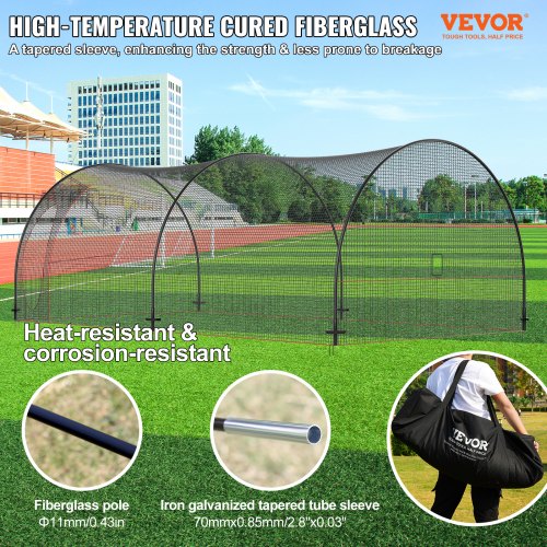 Baseball Batting Cage Softball and Baseball Batting Cage Net and Frame