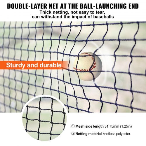 Baseball Batting Cage Softball and Baseball Batting Cage Net and Frame