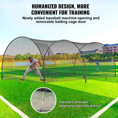 Baseball Batting Cage Softball and Baseball Batting Cage Net and Frame