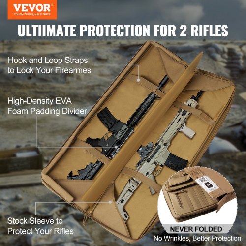 Rifle Bag 36 inch Tactical Double Long Gun Bag Soft Rifle Case with Lockable