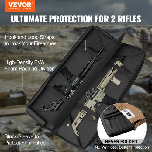 Tactical Range Bag 42 inch Tactical Double Firearm Bag Soft Outdoor